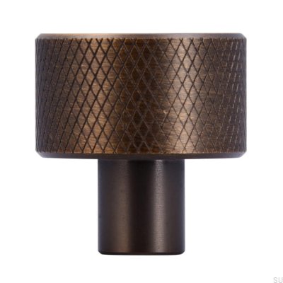 Pomo para muebles 2464 24 Oro envejecido cepillado