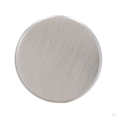 Pomo para muebles 2464 33 Plata cepillado