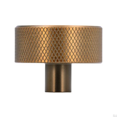 Pomo para mueble 2464 33 Oro Antiguo Cepillado