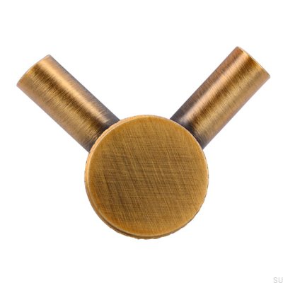 Colgador de pared 2463 Oro envejecido cepillado