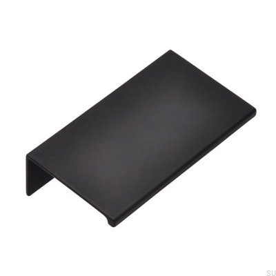 Tirador de borde para mueble 2446 48 Metal Negro Mat