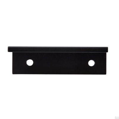 Tirador de borde para mueble 2446 48 Metal Negro Mat