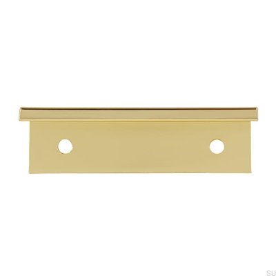 Tirador de borde para mueble 2446 48 Oro pulido