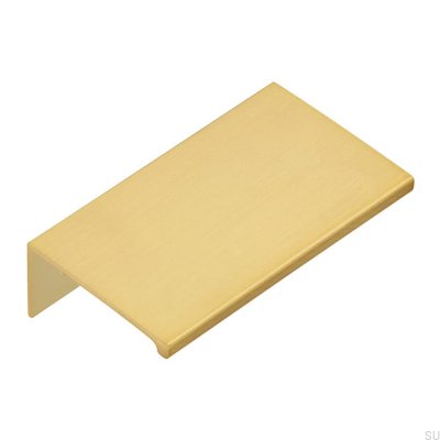 Tirador de borde para mueble 2446 48 Gold Brushed