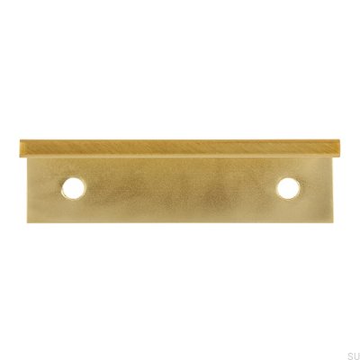 Tirador de borde para mueble 2446 48 Gold Brushed