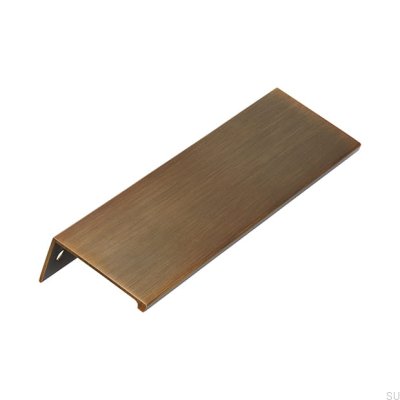 Tirador de borde para mueble 2446128 Oro envejecido cepillado