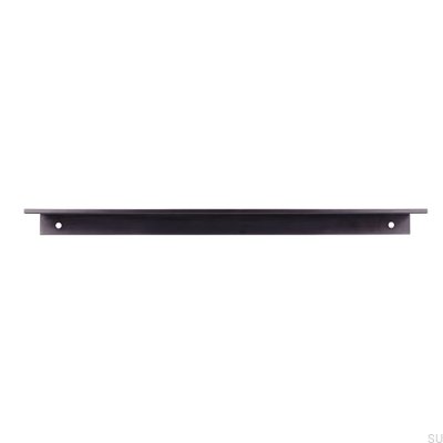 Tirador de borde para mueble 2446288 Plata envejecida cepillada
