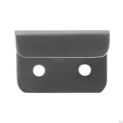 Tirador para borde de mueble 2372 16 Antracita Acero inoxidable