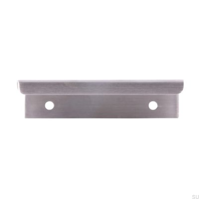 Tirador de borde para mueble 2372 64 Acero inoxidable cepillado