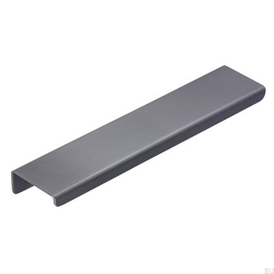 Tirador para borde de mueble 2372160 Antracita Acero inoxidable