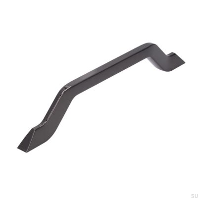Tirador para mueble rectangular 247160 Antracita Pulido