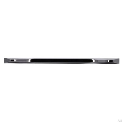 Tirador para mueble rectangular 247160 Antracita Pulido