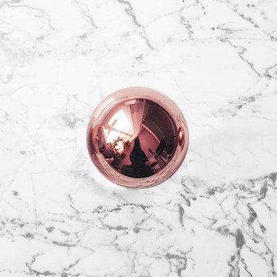 Pomo para mueble Odete M Latón Cobre Pulido
