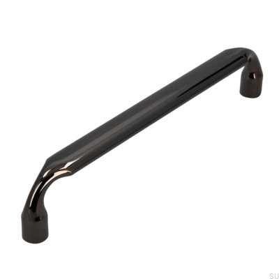 Tirador para mueble rectangular 2442160 Antracita Pulido