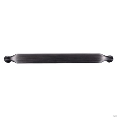Tirador para mueble rectangular 2442160 Plata envejecida cepillada