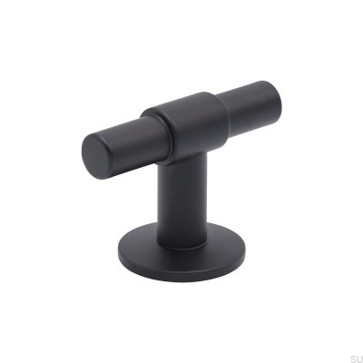 Pomo para muebles T-Bar Uniform Metal Matte Black