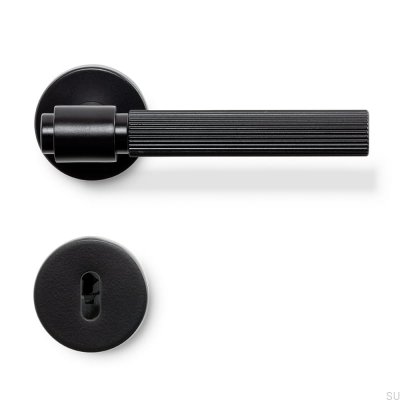 Tirador de puerta Helix Stripe 200 Metal Negro