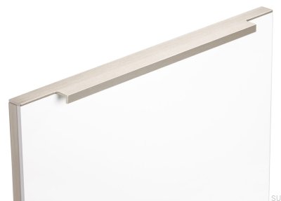 Tirador para mueble Linear 1197-1 Aluminio canto plata