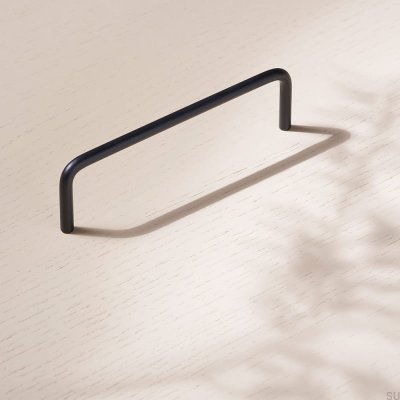 Tirador para mueble alargado Thread 128 Metal Black