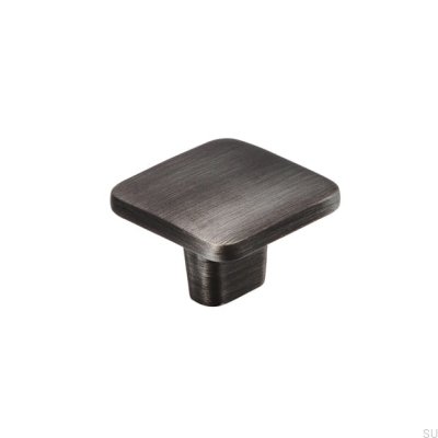Pomo para mueble 2438 32 Plata envejecida cepillada