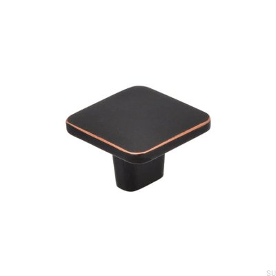 Pomo para mueble 2438 32 Negro Cobre Antiguo