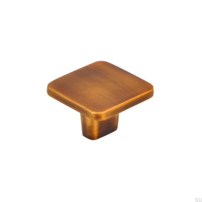 Pomo para mueble 2438 32 Oro envejecido cepillado