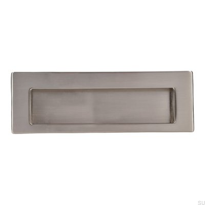 Tirador para mueble empotrado 2382 Plata Cepillado