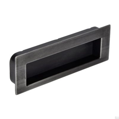 Tirador para mueble empotrado 2382 Antique Silver Brushed