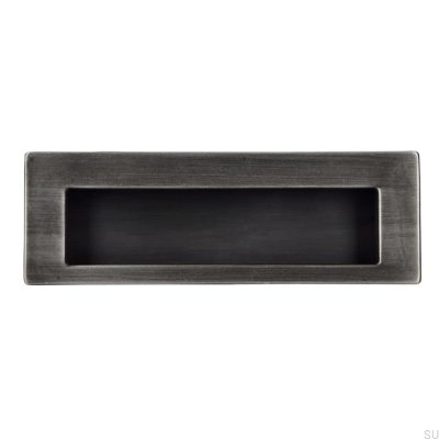 Tirador para mueble empotrado 2382 Antique Silver Brushed