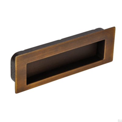 Tirador para mueble empotrado 2382 Antique Gold Brushed