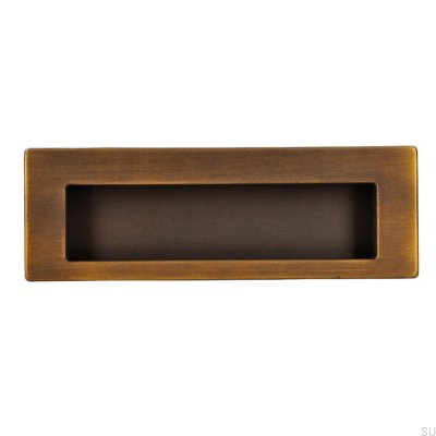 Tirador para mueble empotrado 2382 Antique Gold Brushed
