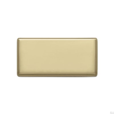 Tirador para mueble rectangular 1595 16 Oro pulido