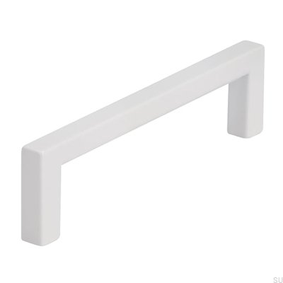 Tirador para mueble rectangular 2108 96 Metal Blanco