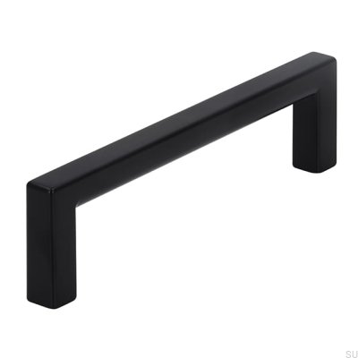 Tirador para mueble rectangular 2108 96 Metal Negro Mate