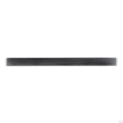 Tirador para mueble rectangular 2108 96 Antique Silver Brushed