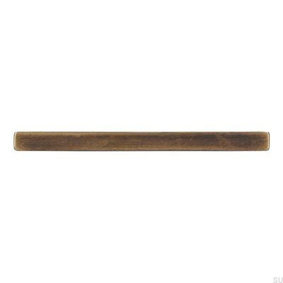 Tirador para mueble rectangular 2108 96 Antique Gold Brushed