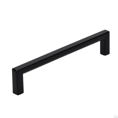 Tirador para mueble rectangular 2108128 Metal Negro Mate