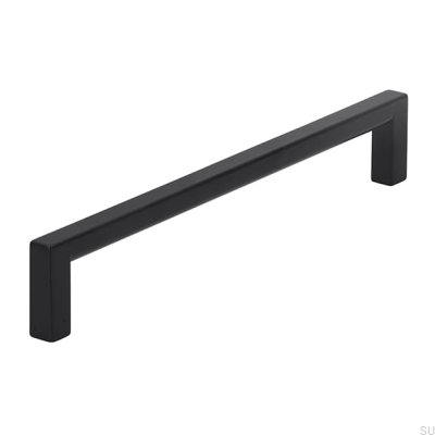 Tirador para mueble oblongo 2108 160 Metal Negro Mate