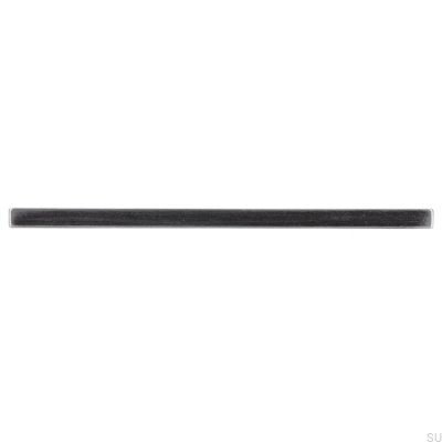 Tirador para mueble rectangular 2108160 Plata envejecida cepillada