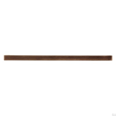Tirador para mueble rectangular 2108160 Oro Antiguo Cepillado
