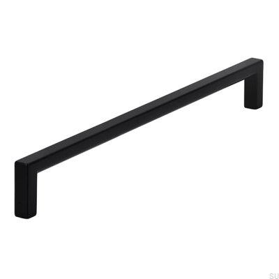 Tirador para mueble rectangular 2108224 Metal Negro Mat