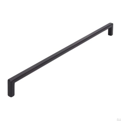 Tirador para mueble rectangular 2108320 Metal Negro Mat