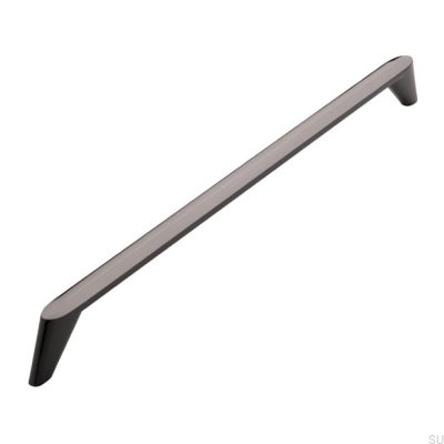 Tirador para mueble rectangular 2413320 Antracita Pulido