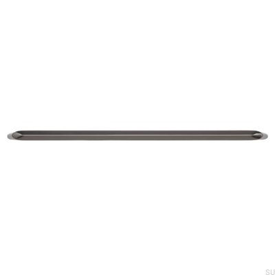 Tirador para mueble rectangular 2413320 Antracita Pulido