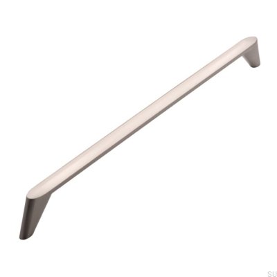 Tirador para mueble alargado 2413 320 Níquel cepillado