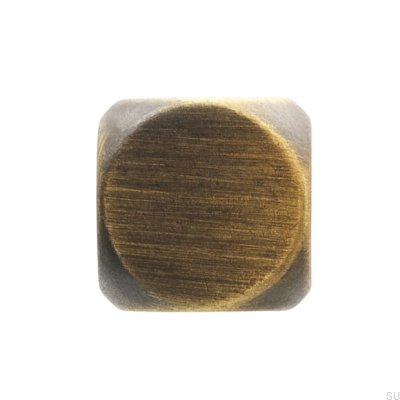 Pomo para muebles 2389 Oro envejecido cepillado
