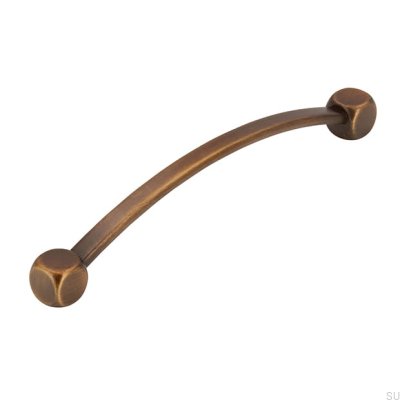 Tirador para mueble alargado 2388 96 Antique Gold Brushed