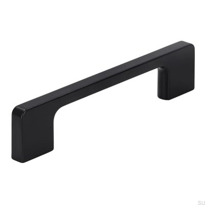 Tirador para mueble rectangular 2027128 Metal Negro Mat