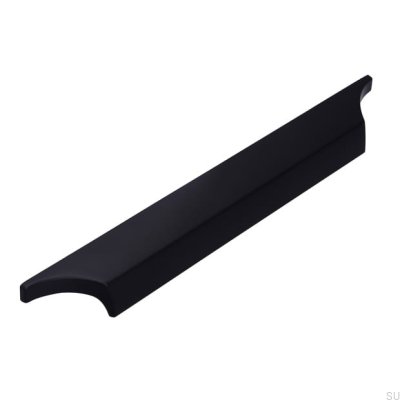 Tirador para mueble rectangular 2454 160 Metal Negro Mate