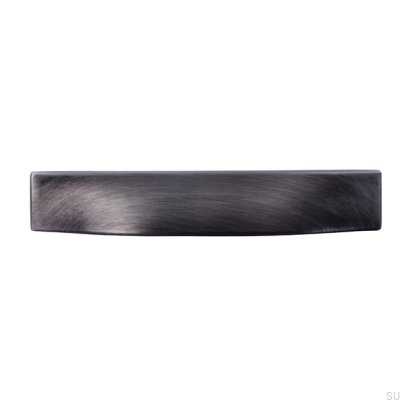 Tirador para mueble Shell 2447 64 Plata envejecida cepillada